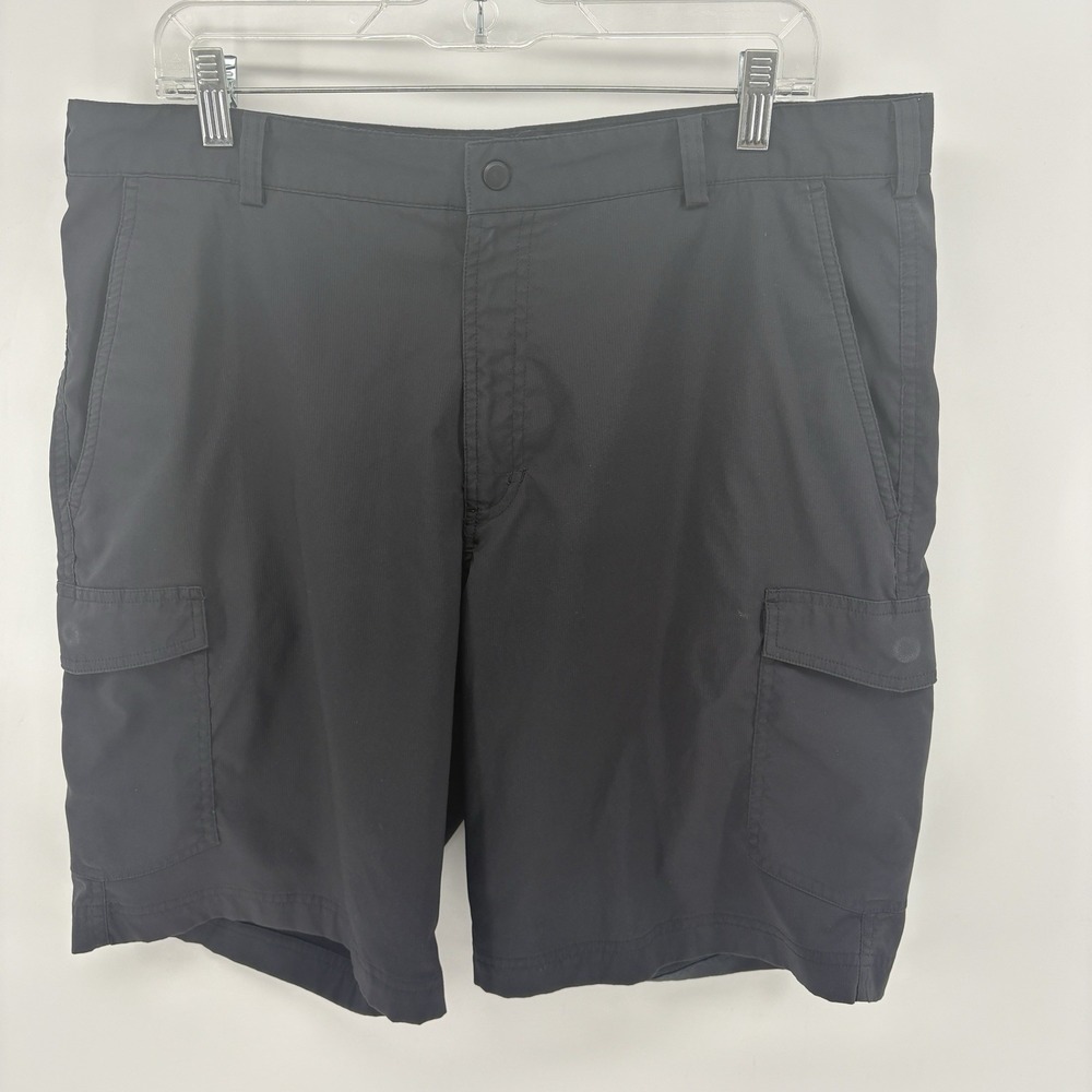 Nike Golf Shorts Mens 36 Black Chino Cargo Pockets Performance Golf Tech